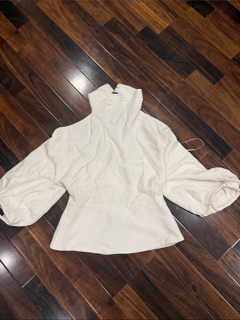 Cushnie cold shoulder peplum Top 2/0031